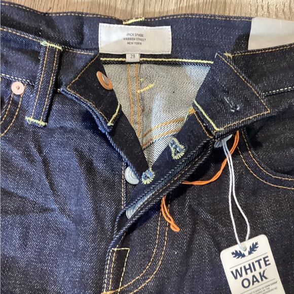 NWT - JACK SPADE BT-01 Selvage Standard Slim Jeans Men's 29x31 - Picture 3 of 9
